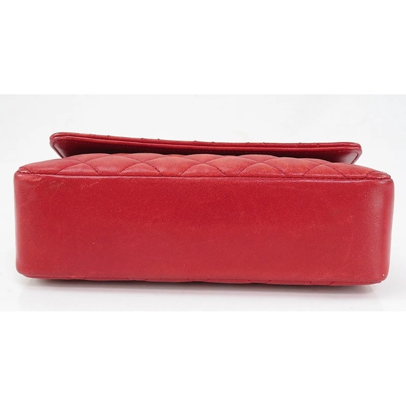 CHANEL Mini Matelasse red Lambskin Women's Shoulder Bag - Picture 8 of 12